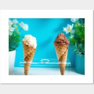 Ice Cream Cones Posters and Art